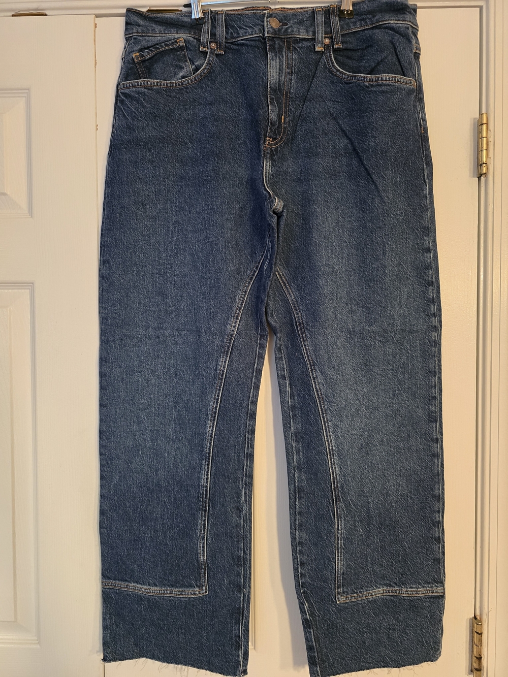 NWT We The Free Risk Taker High Rise Straight w/raw hem- 32